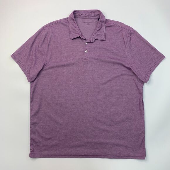 Zachary Prell Polo Shirt Mens XXL 2XL Crocus Short Sleeve Pima Cotton Blend Golf - Picture 2 of 9